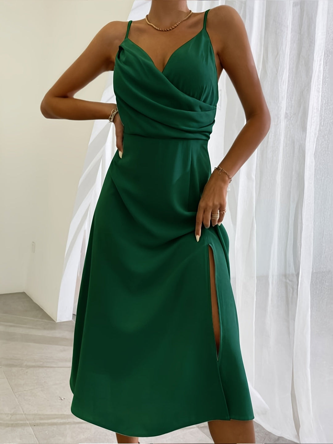 SIRENA – Luxe Print Slip Dress 12