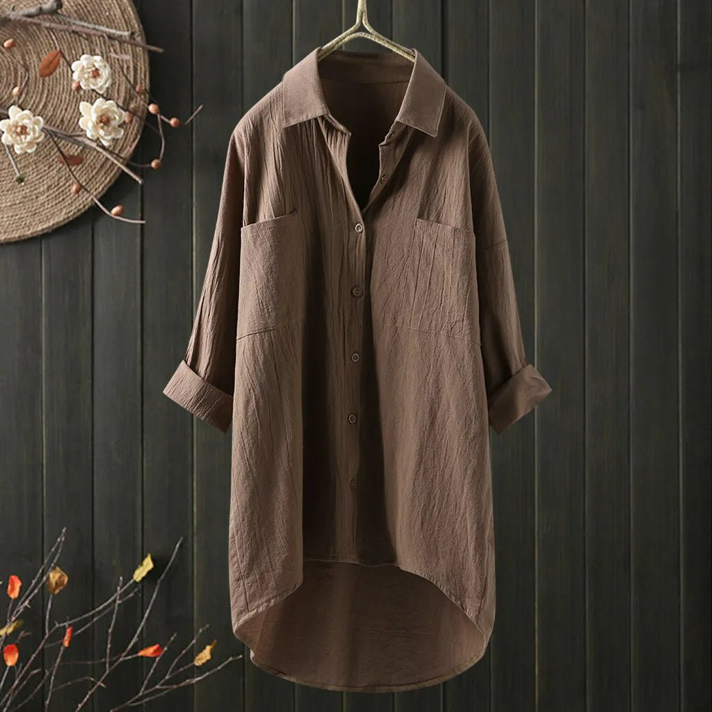 Sabrina | Luxe oversized blouse met lange mouwen 2