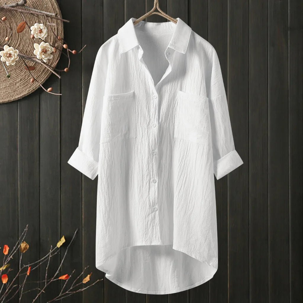 Sabrina | Luxe oversized blouse met lange mouwen 6