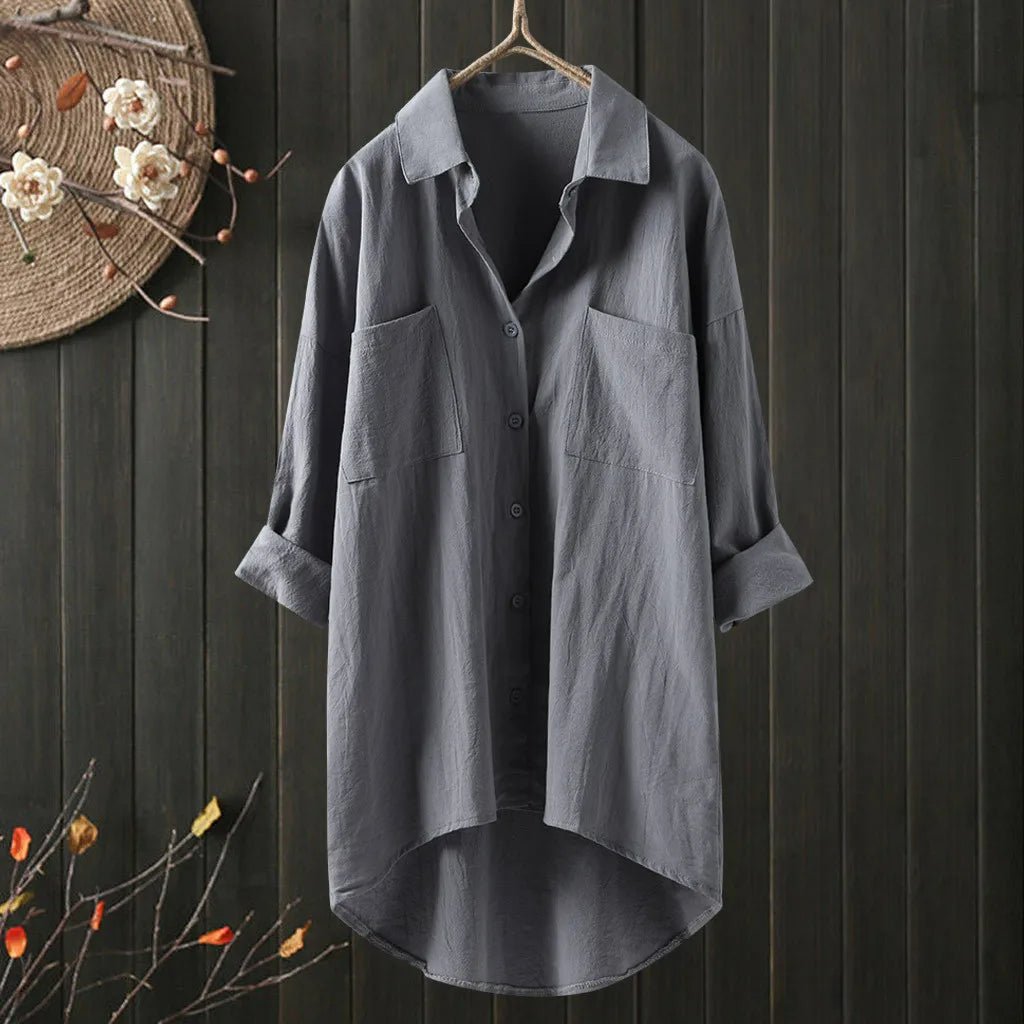 Sabrina | Luxe oversized blouse met lange mouwen 7