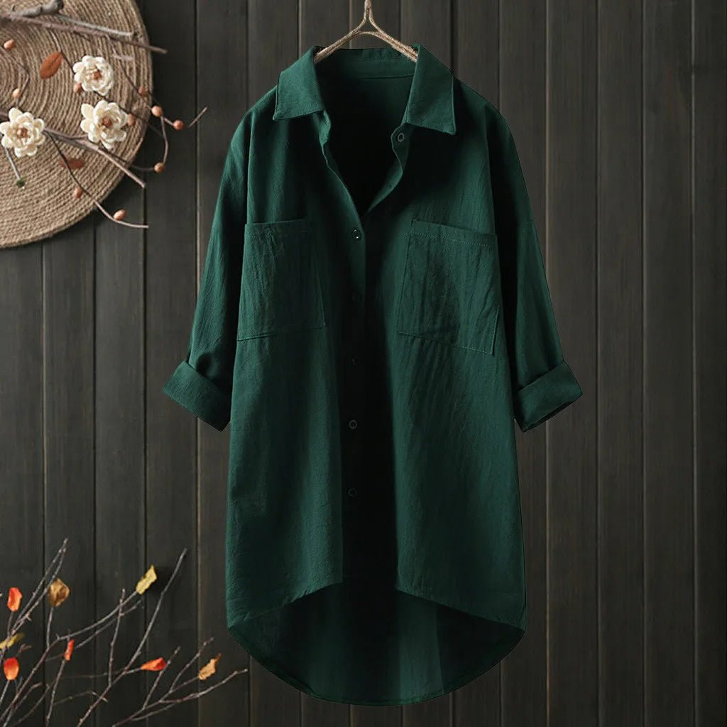 Sabrina | Luxe oversized blouse met lange mouwen 8