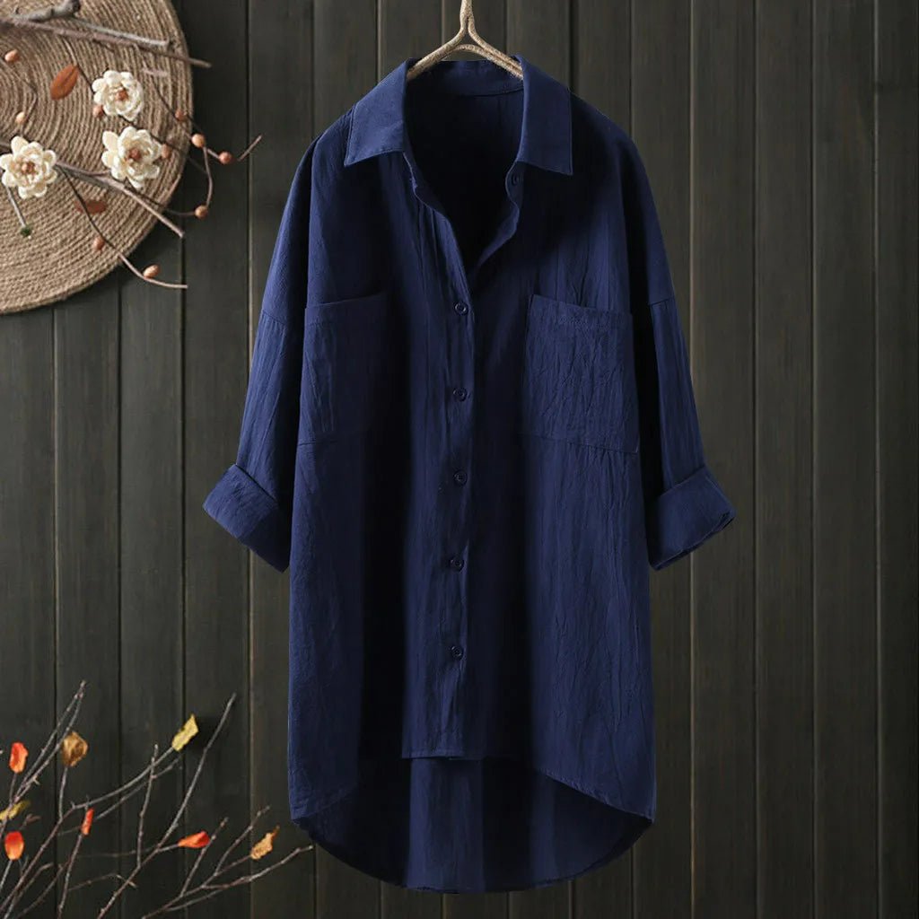 Sabrina | Luxe oversized blouse met lange mouwen 9