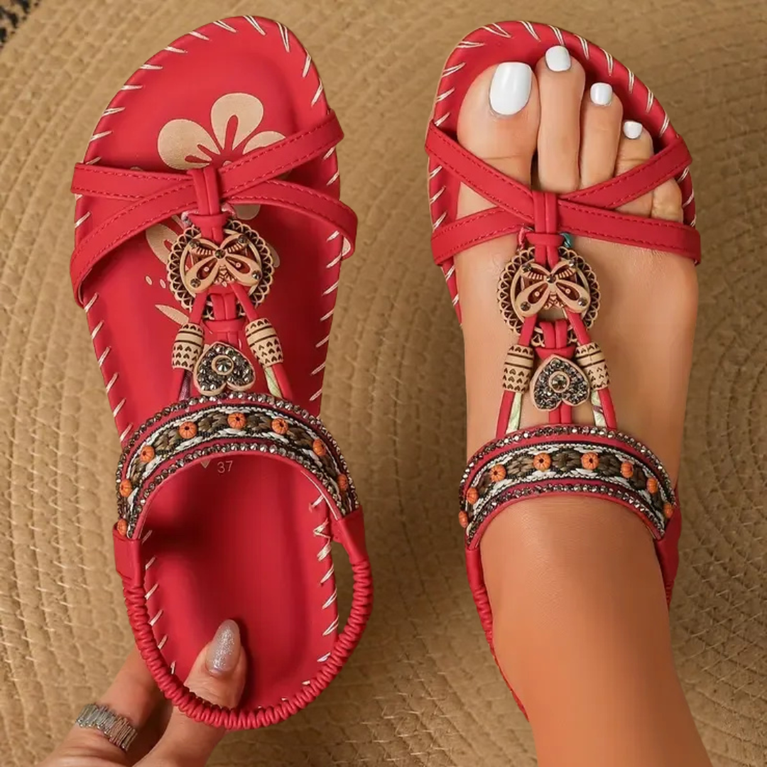 Sandalen Dames | Comfortabele Zool & Elastische Achterband