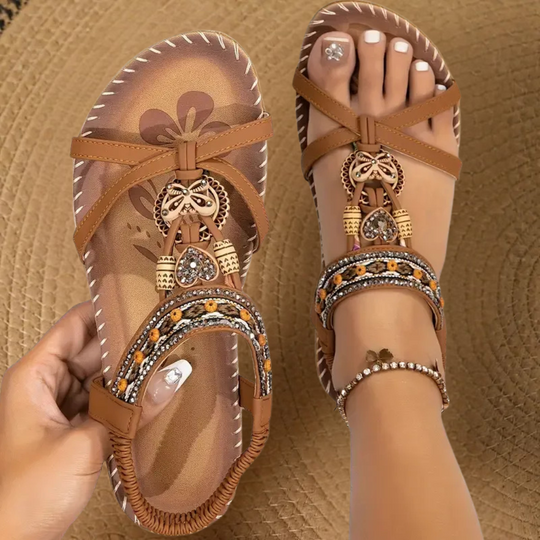 Sandalen Dames | Comfortabele Zool & Elastische Achterband