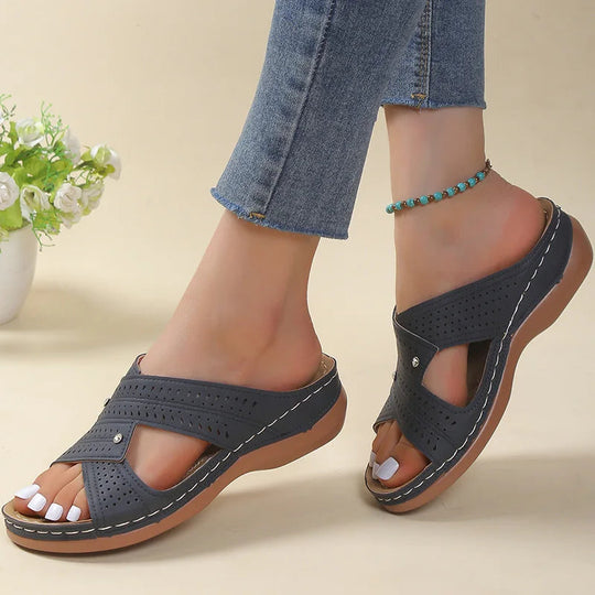 Sandalen Dames met Voetbed | Orthopedische Boogsteun & Dempende Draagcomfort
