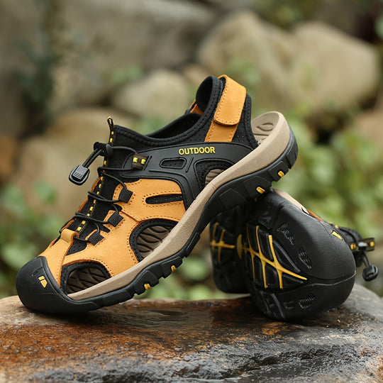 Sandalen Heren | Stoere Wandelsandalen met Gesloten Teen & Gripzool