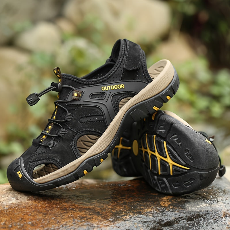 Sandalen Heren | Stoere Wandelsandalen met Gesloten Teen & Gripzool