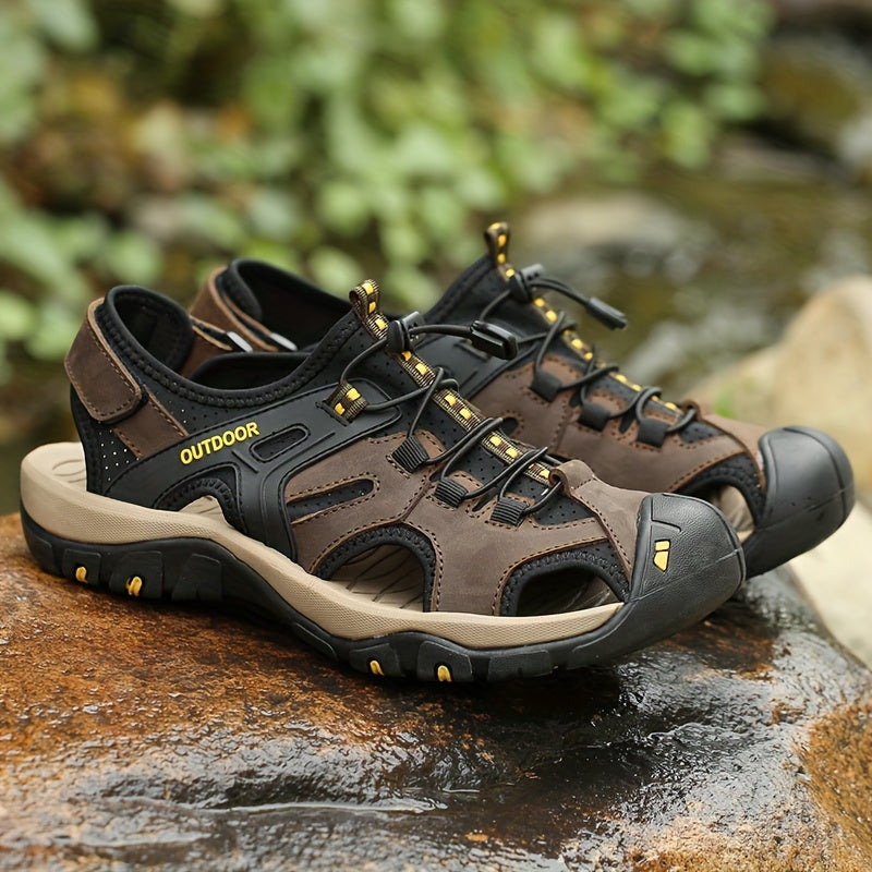 Sandalen Heren | Stoere Wandelsandalen met Gesloten Teen & Gripzool