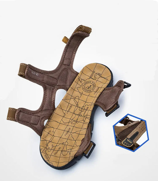 Sandalen Heren | Voetboogondersteuning & Schokabsorberende Zool