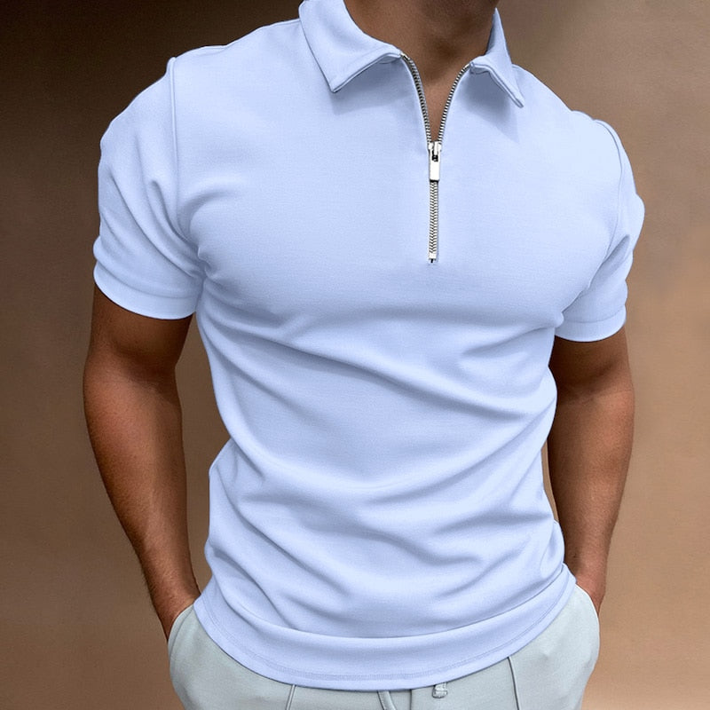 Santiago Zip-Up Polo 0