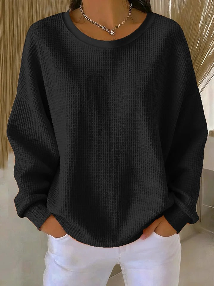 Sari™ | Casual Textuur Gebreide Trui 3