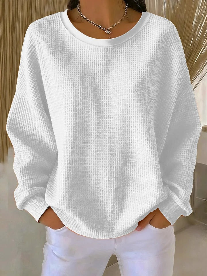 Sari™ | Casual Textuur Gebreide Trui 4
