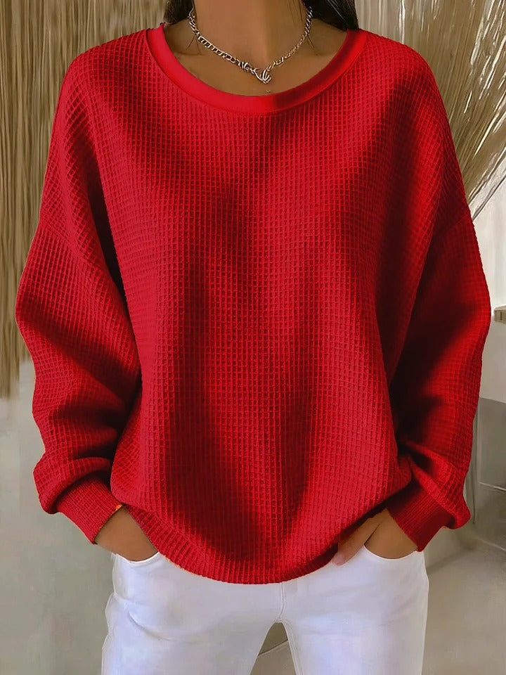 Sari™ | Casual Textuur Gebreide Trui 8