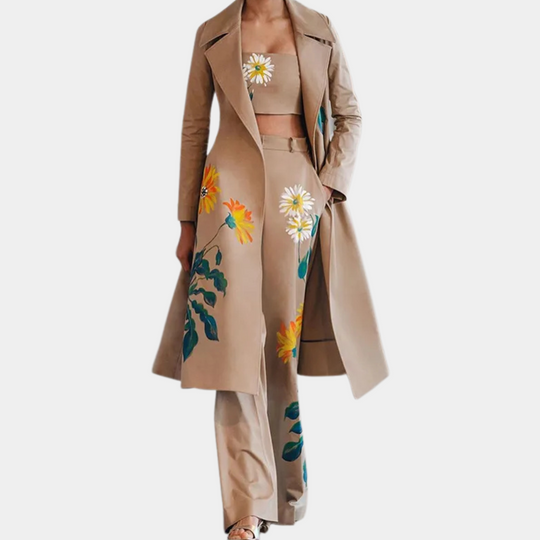 Savannah - Tijdloos Driedelig Outfit voor Dames