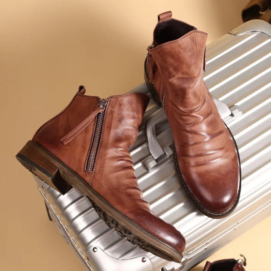 Herren Chelsea Boots Rutschfeste Gummisohle Komfort 1