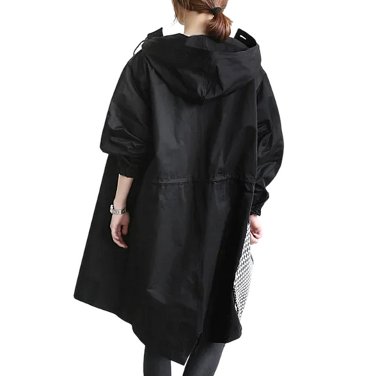 Lange Regenjas Dames | Waterdicht & Winddicht 4
