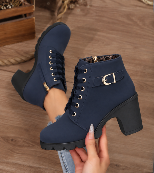 Schnürstiefel Damen | Fußgewölbe-Stütze & Stoßdämpfung