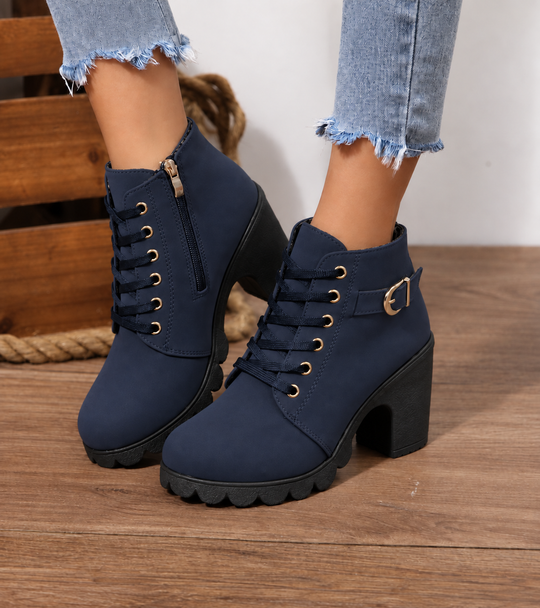 Schnürstiefel Damen | Fußgewölbe-Stütze & Stoßdämpfung
