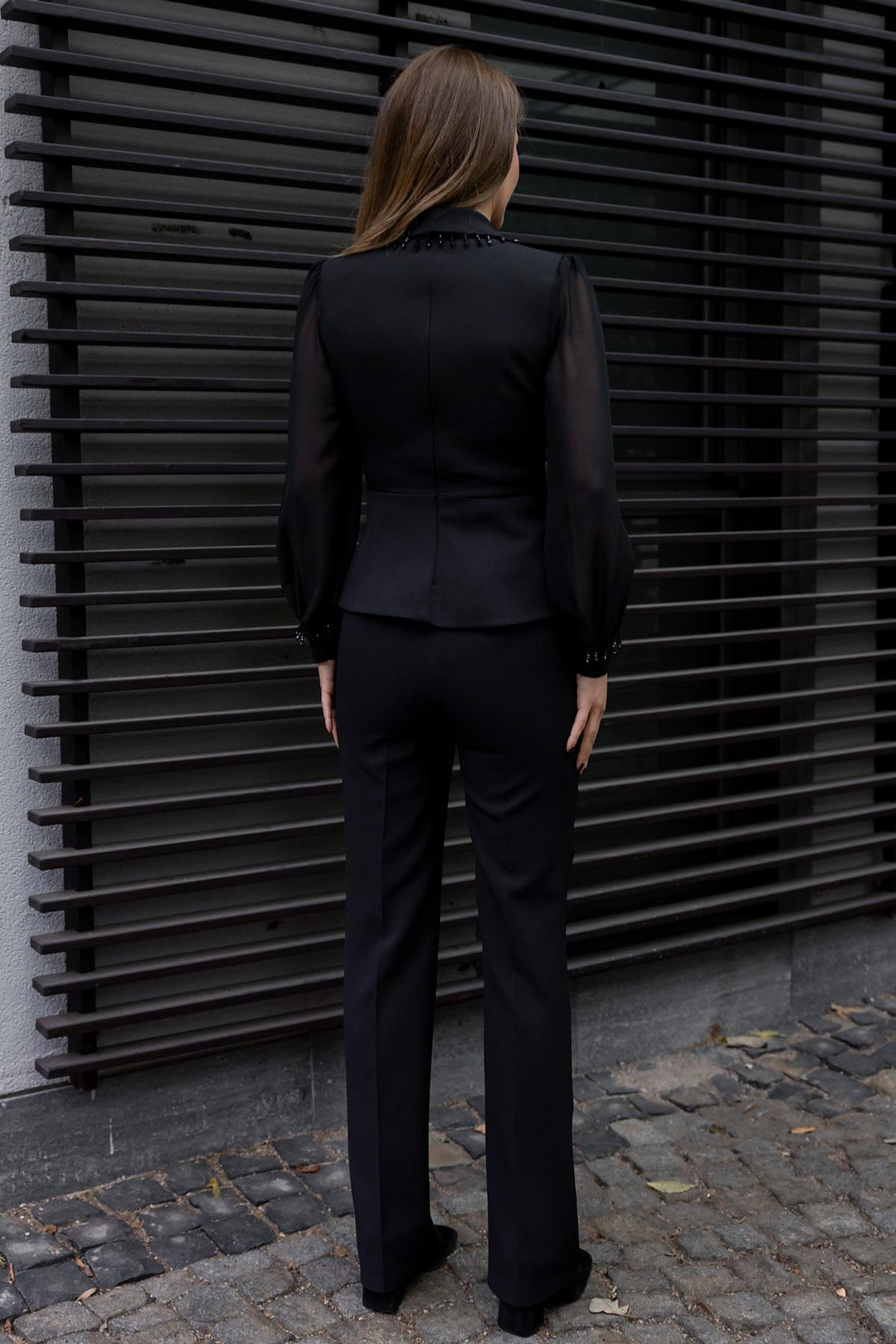 Schwarzer Formeller Jumpsuit Damen - Marie