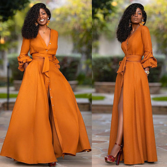 Schwungvolles Maxi-Sommerkleid Damen - Khalani 4