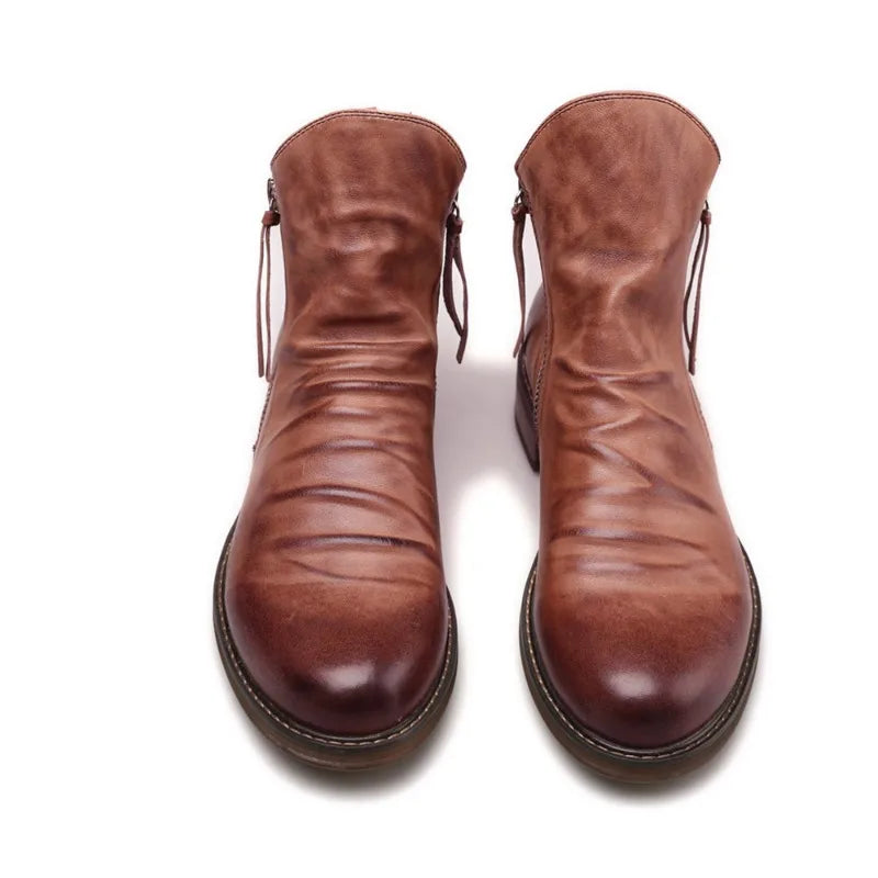 Herren Chelsea Boots Rutschfeste Gummisohle Komfort 6