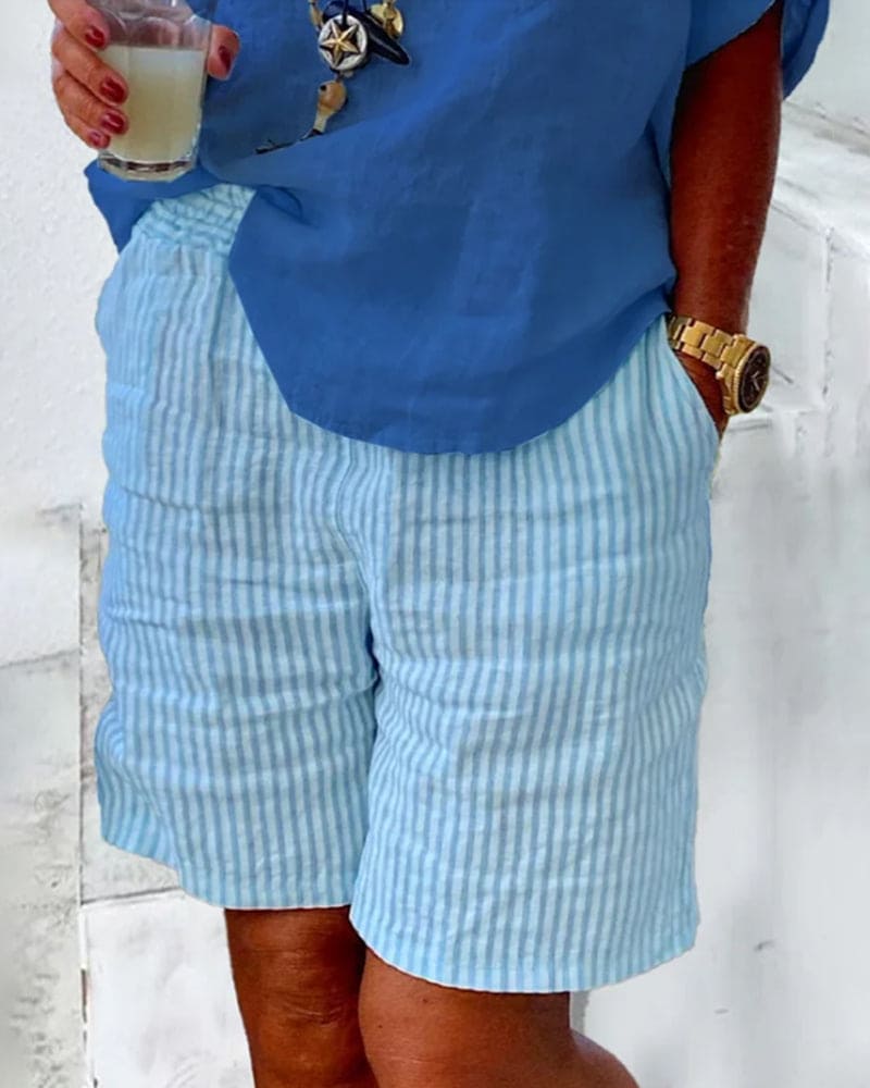 Shorts Dames | Gestreept Design & Comfortabele Pasvorm