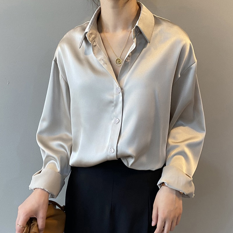 Silvana | Vintage zijden blouse 5