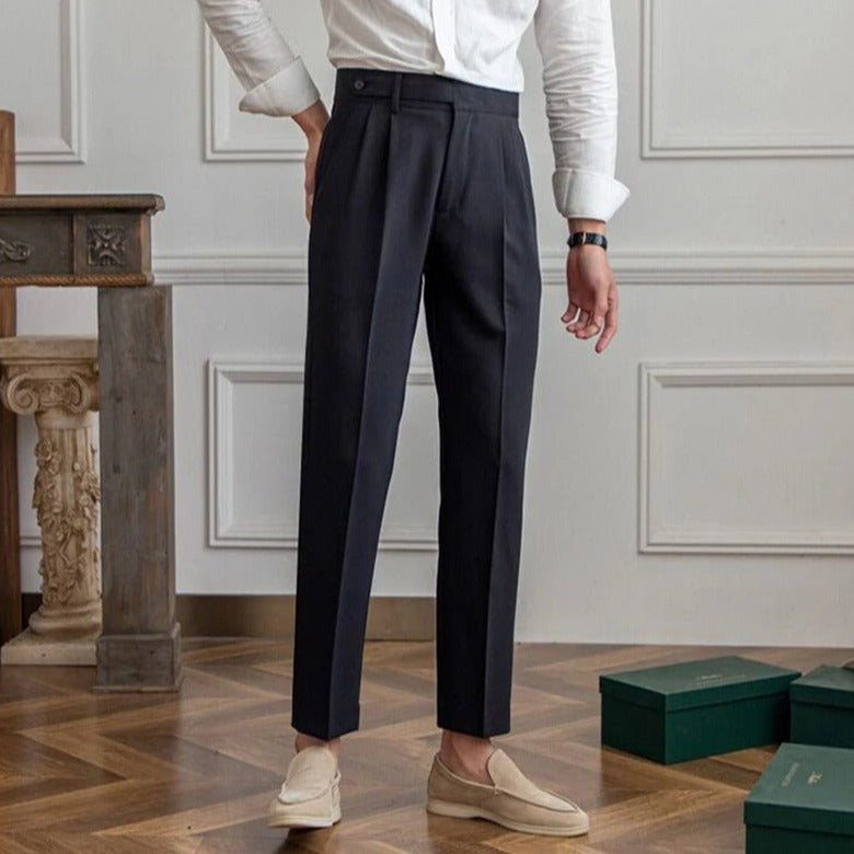 Slim Fit Pantalon Heren | Old Money Stijl & Tijdloze Elegantie