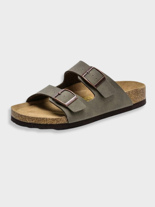 Slippers Heren | Dubbele Band & Ergonomisch Voetbed