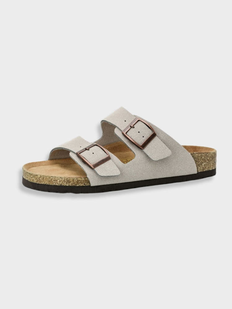 Slippers Heren | Dubbele Band & Ergonomisch Voetbed