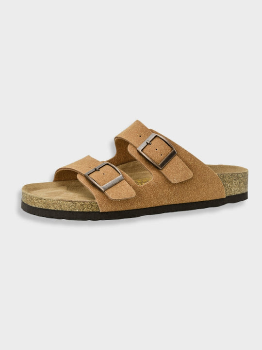Slippers Heren | Dubbele Band & Ergonomisch Voetbed