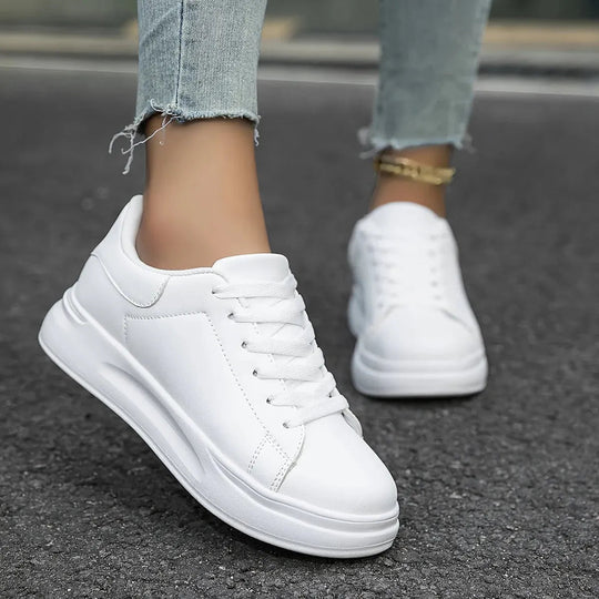 Sneakers Dames | Orthopedisch & Tijdloos Wit Design