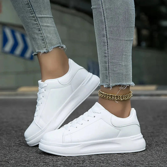 Sneakers Dames | Orthopedisch & Tijdloos Wit Design
