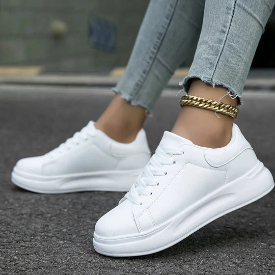 Sneakers Dames | Orthopedisch & Tijdloos Wit Design