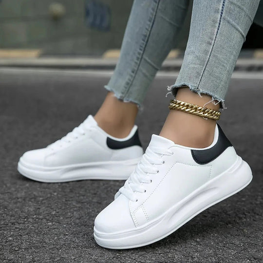 Sneakers Dames | Orthopedisch & Tijdloos Wit Design