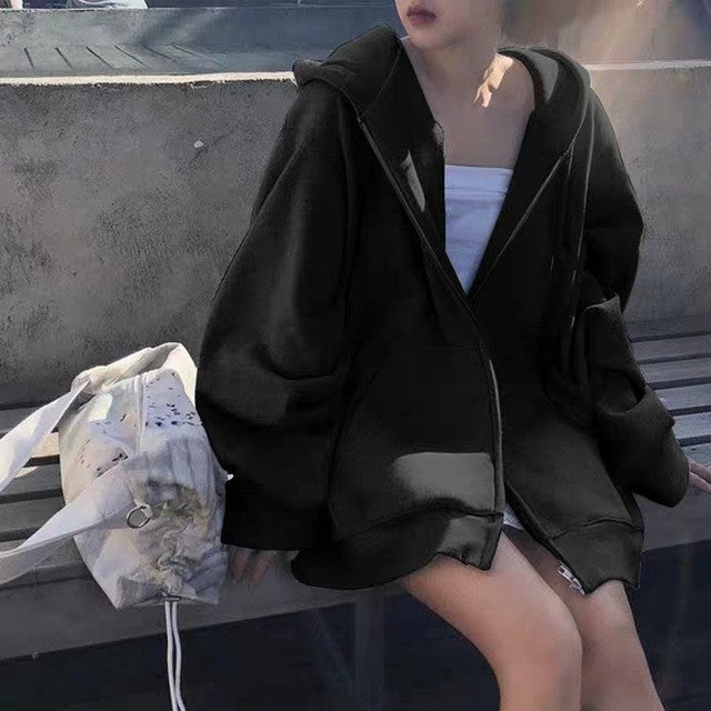 Hoodie Dames | Oversized met Rits & Capuchon