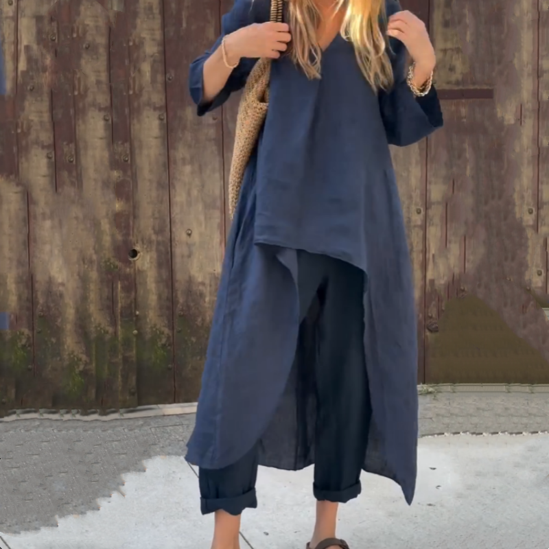 Sommer-Set Damen aus Hose und Langer Bluse - Marissa 6