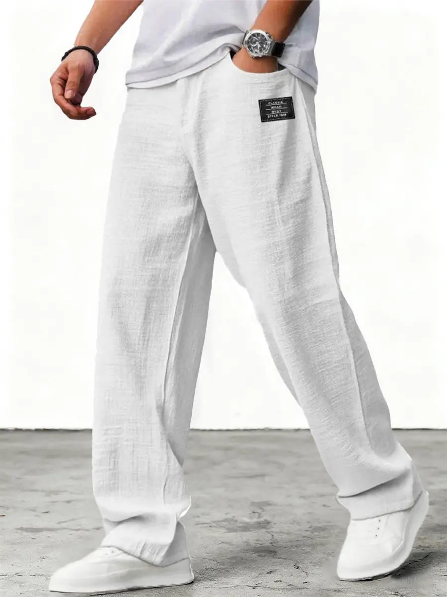 Phillipp | Ademend & Comfortabel Witte Linnen Broek Dames - Losse Pasvorm voor Zomerse Stijl 6