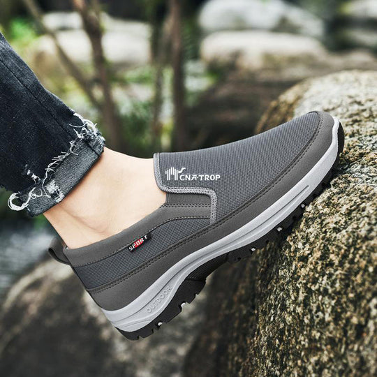 Herren Wanderschuhe Slip On Rutschfest Atmungsaktiv 5