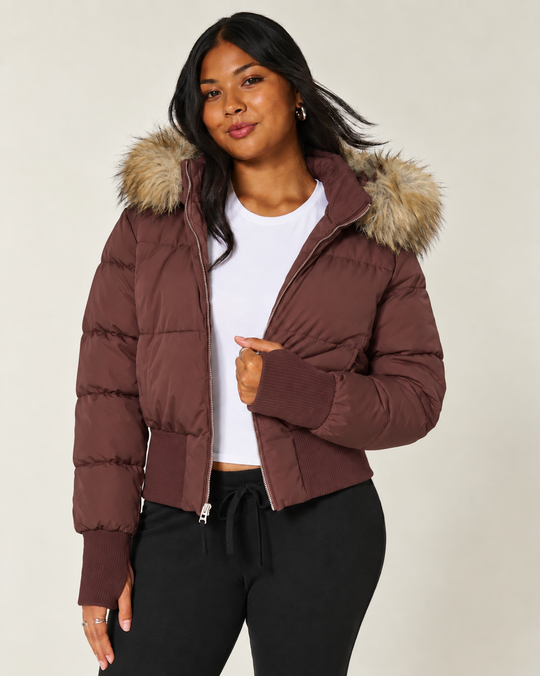 Steppjacke Damen | Taillierter Schnitt & Kapuze 4