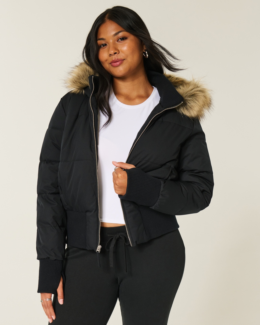 Steppjacke Damen | Taillierter Schnitt & Kapuze 7