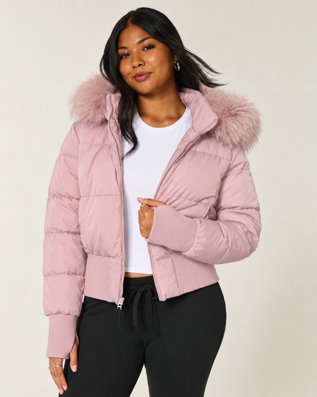 Steppjacke Damen | Taillierter Schnitt & Kapuze 1