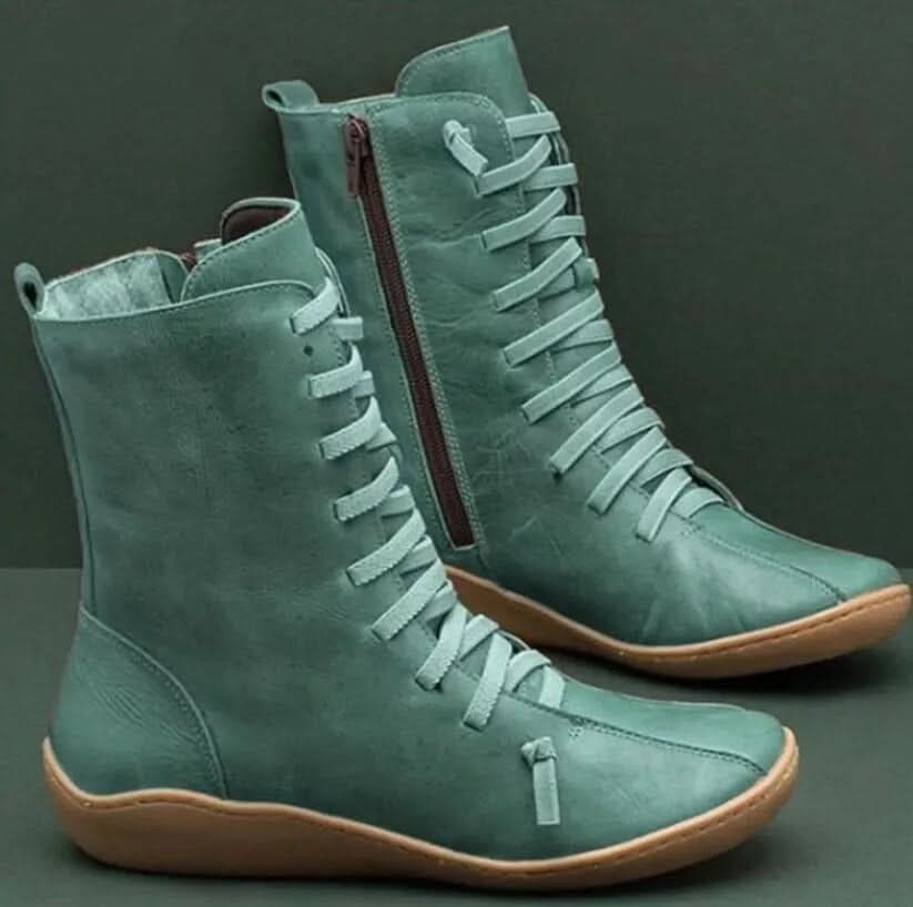 Stiefeletten Damen | Minimalistisches Design & Schnürung