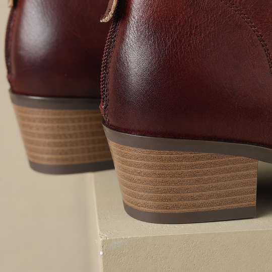 Stiefeletten Damen | Niedriger Absatz & Bequem 10