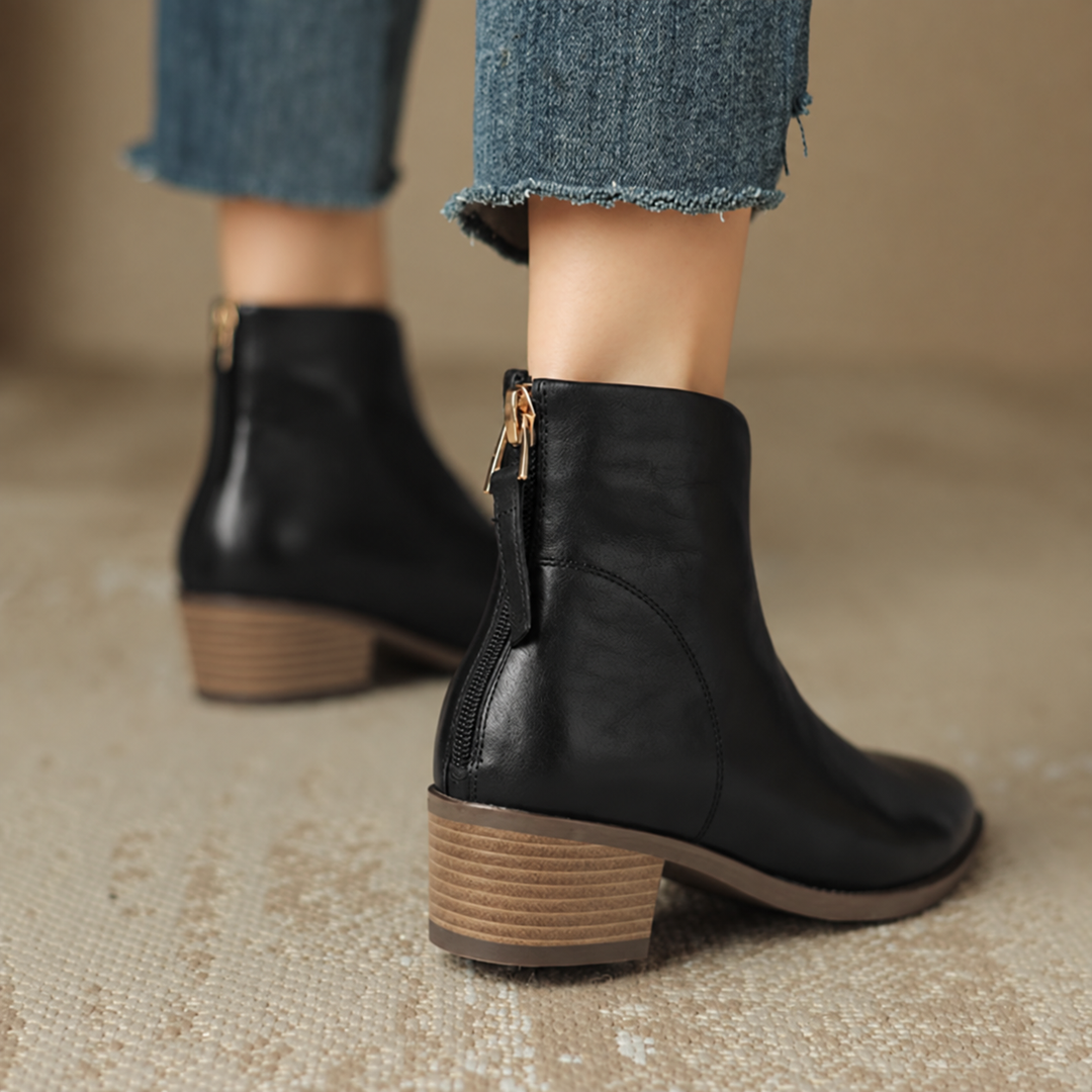 Stiefeletten Damen | Niedriger Absatz & Bequem 5