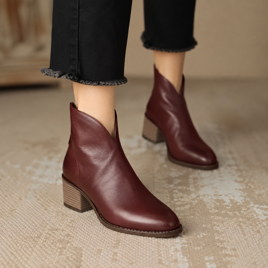 Stiefeletten Damen | Niedriger Absatz & Bequem 6