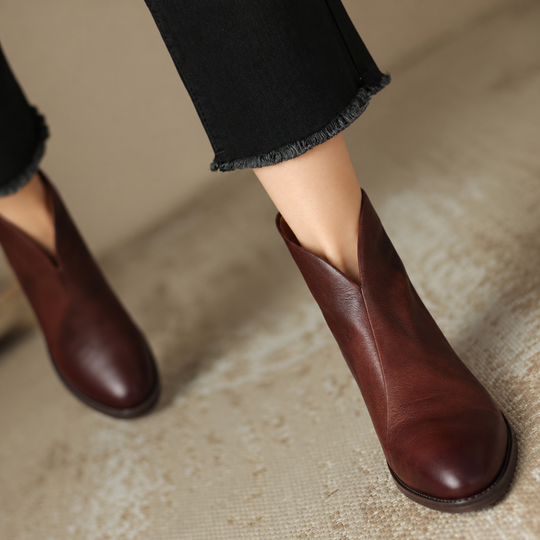 Stiefeletten Damen | Niedriger Absatz & Bequem 7
