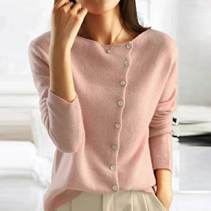 Stijlvolle Dames Cardigan Met Comfortabele Pasvorm En Knopen 3