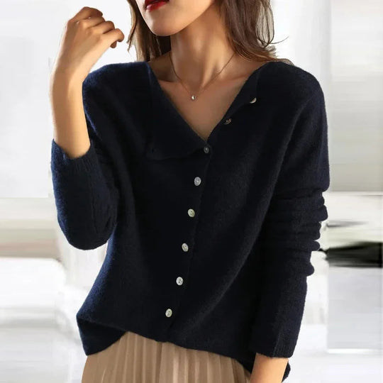 Stijlvolle Dames Cardigan Met Comfortabele Pasvorm En Knopen 5