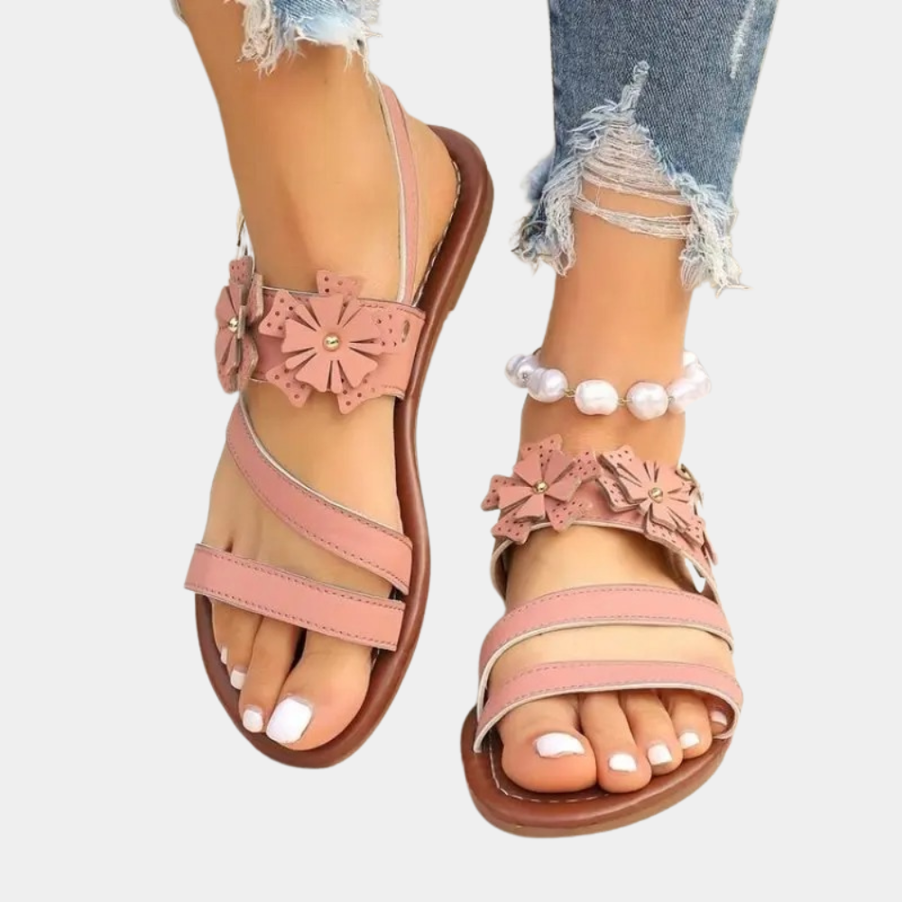 Stilvolle Flache Sandalen Damen - Enrica